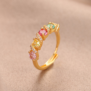 ֱ���͹Ōm͢��Ʒ�²ʺ�̭t�ʌ��M荽�ָŮ �18K ���|���ָ�h