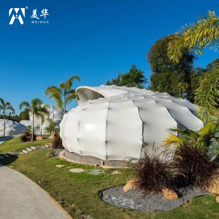 Carpa tipo casa, carpa oruga, carpa espacial calabaza, carpa velero, diseño de hotel para alojamiento rural, exhibición al aire libre, carpa plegable portátil.
