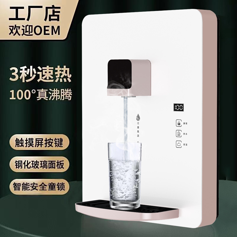 Máquina de tubería fría y caliente, máquina de beber directa colgada en la pared doméstica, calentador de agua caliente instantáneo doméstico, calefacción de doble propósito