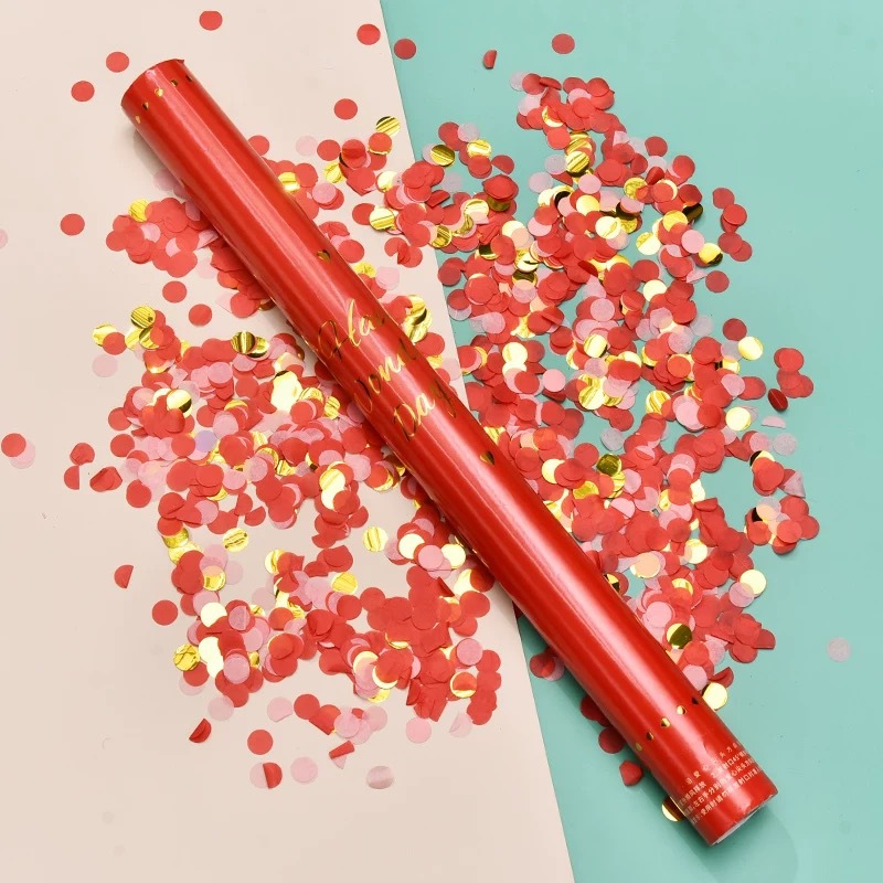 Saludo de macaron, manual de mano, tubo de spray, tubo de fuegos artificiales, boda, boda, escuela, boda, cumpleaños, fiesta en vivo