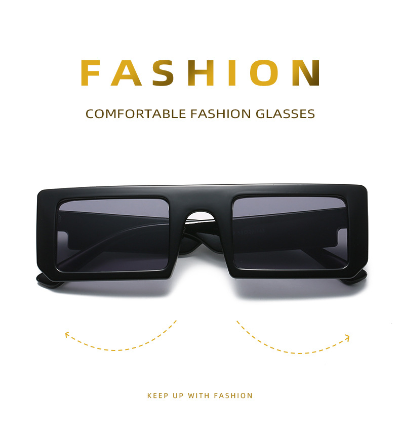 Women's Square Sunglasses Retro Personality Eyewear For Summer_voghion.com