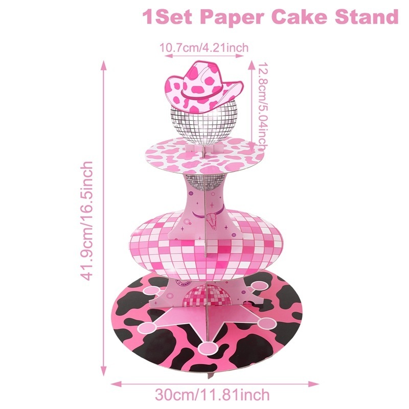 クロスボーダーケーキスタンド誕生日パーティーの装飾ケーキテーブル使い捨て紙デザートテーブルケーキホルダー外国貿易ホット販売|undefined