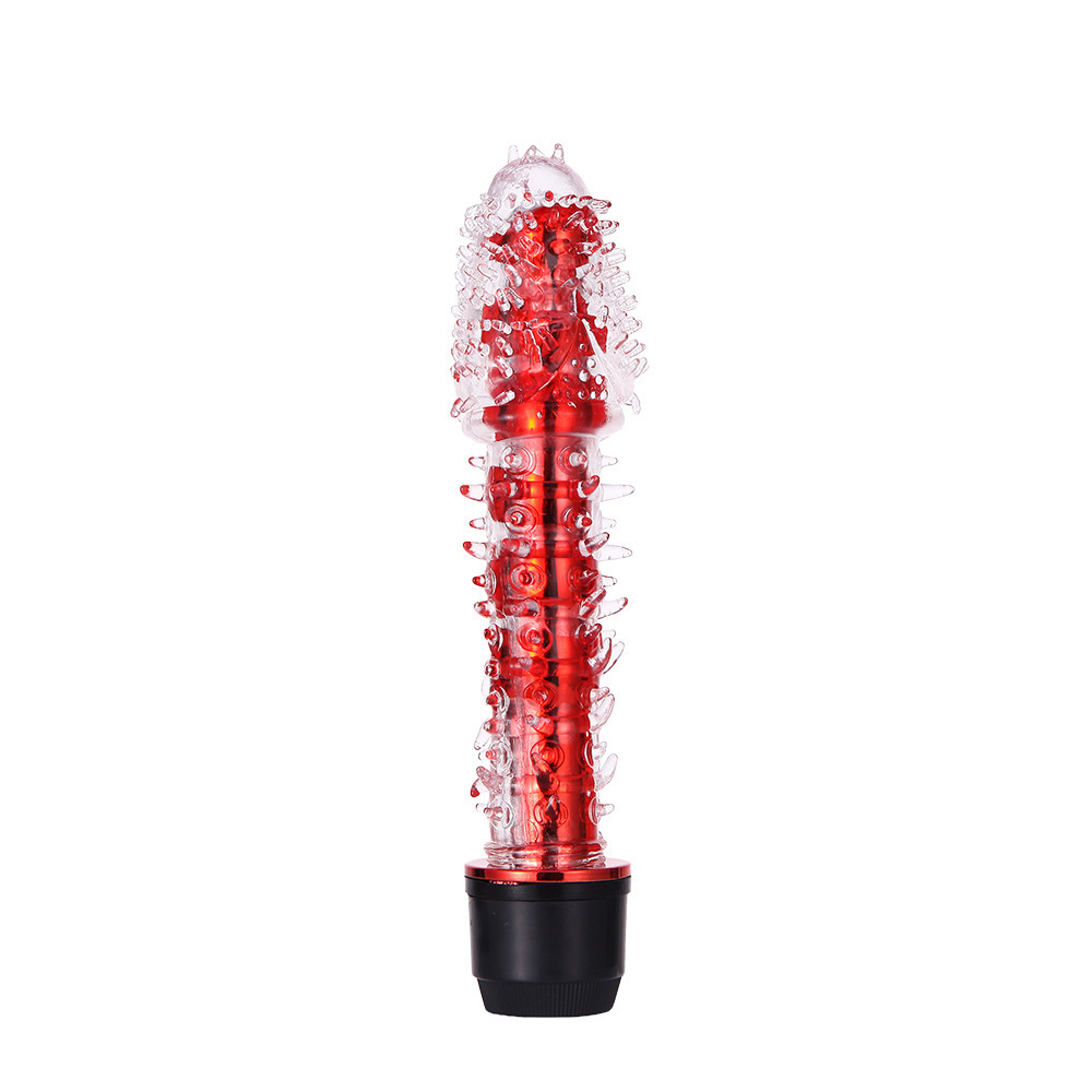 Heißer Verkauf Drachen Bart Kristall Stachel Fluoreszierende Einzigen Schock AV frauen Masturbation Masturbation Vibratoradult Produkte_voghion.com