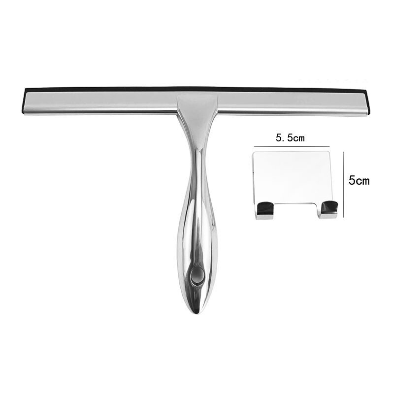 Wholesale Glass Cleaning Tool Set Bathroom Tile Floor Cleaning Scraper Stainless Steel Squeegee Car Window