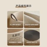 Большая складная корзина для белья, мужская вместительная и большая двухэтажная плетеная корзина для хранения