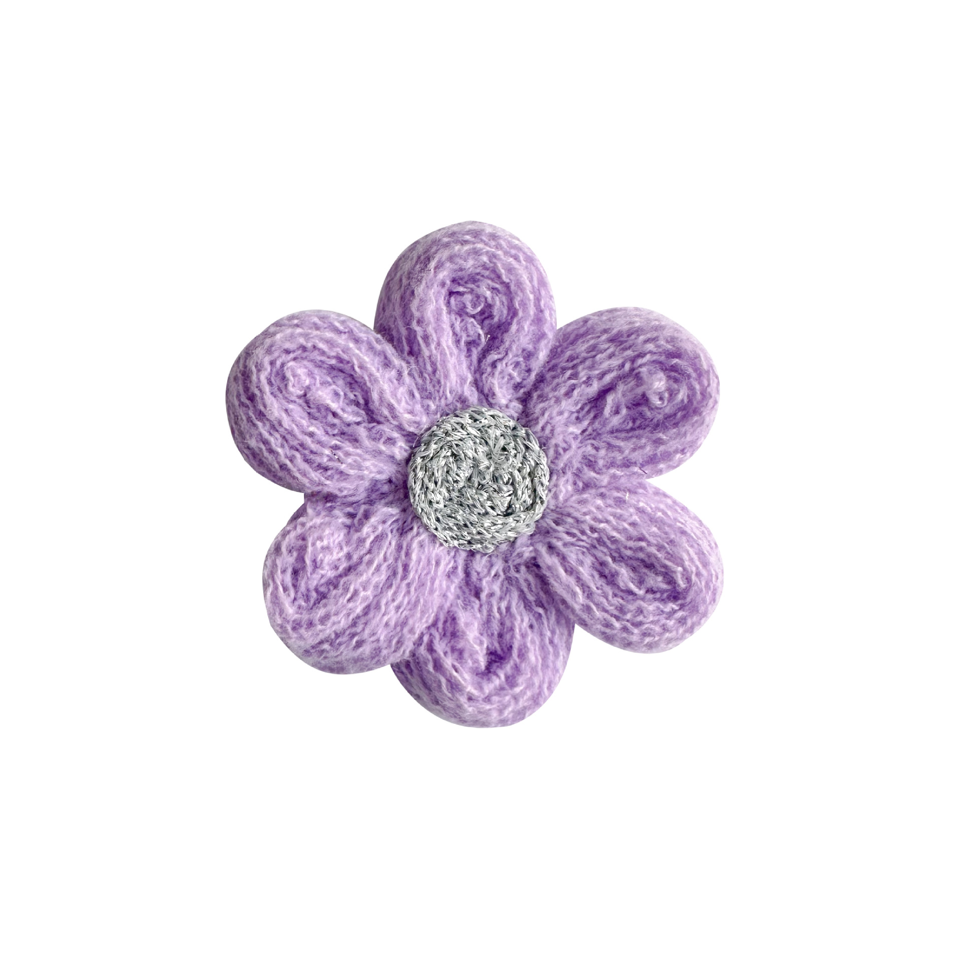 Flor de feltro de mano adorable ropa infantil accesorios flores suéter de invierno suéter de lana hecha a mano flores