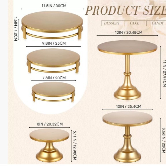 Transfronterizo mesa de postres decoración estante de exhibición bandeja de pastel decoración de boda estante de té de la tarde refrigerio estante de pie alto