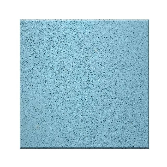 Чистая знаменитость терраццо плитка синие частицы искусственный неорганический камень большая плита здание украшение дома ресторан противоскользящая напольная плитка
