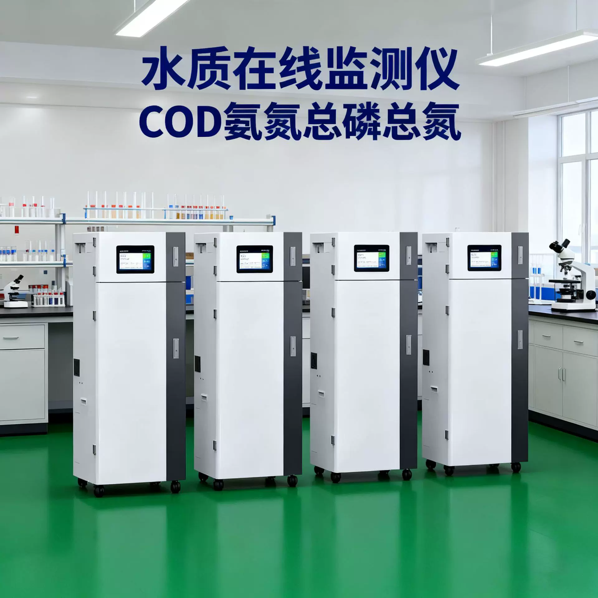 在线COD检测仪污水氨氮总磷总氮PH监测仪环保数采仪重金属分析仪