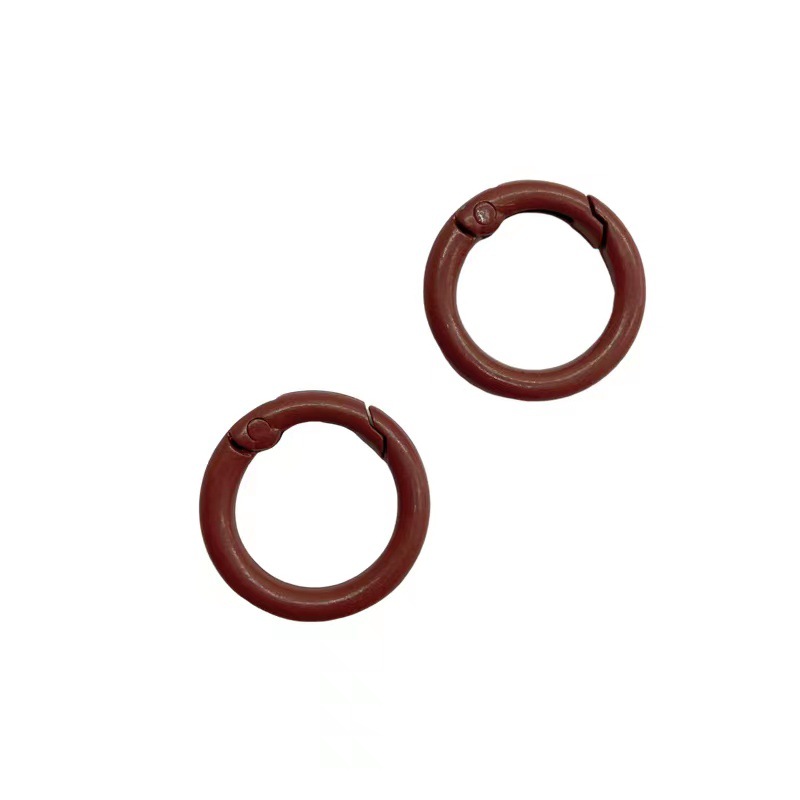 Accesorios de joyería de bricolaje anillo de resorte de color de aleación de zinc anillo de conexión anillo de libro de cupón de tarjeta en stock venta directa de fábrica al por mayor image 16