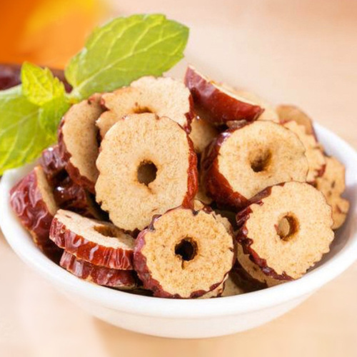 Wholesale canned Xinjiang jujube slices ready-to-eat without washing jujube rings for tea, bulk seedless Xinjiang jujube jujube dry
