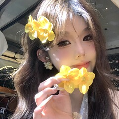 超仙のドーパミンの花のカモの口は女性の2025新型の雰囲気感を挟みます。