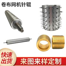 加热针辊刺孔无纺布薄膜编织袋打孔铝箔扎孔透气针刺对辊设备