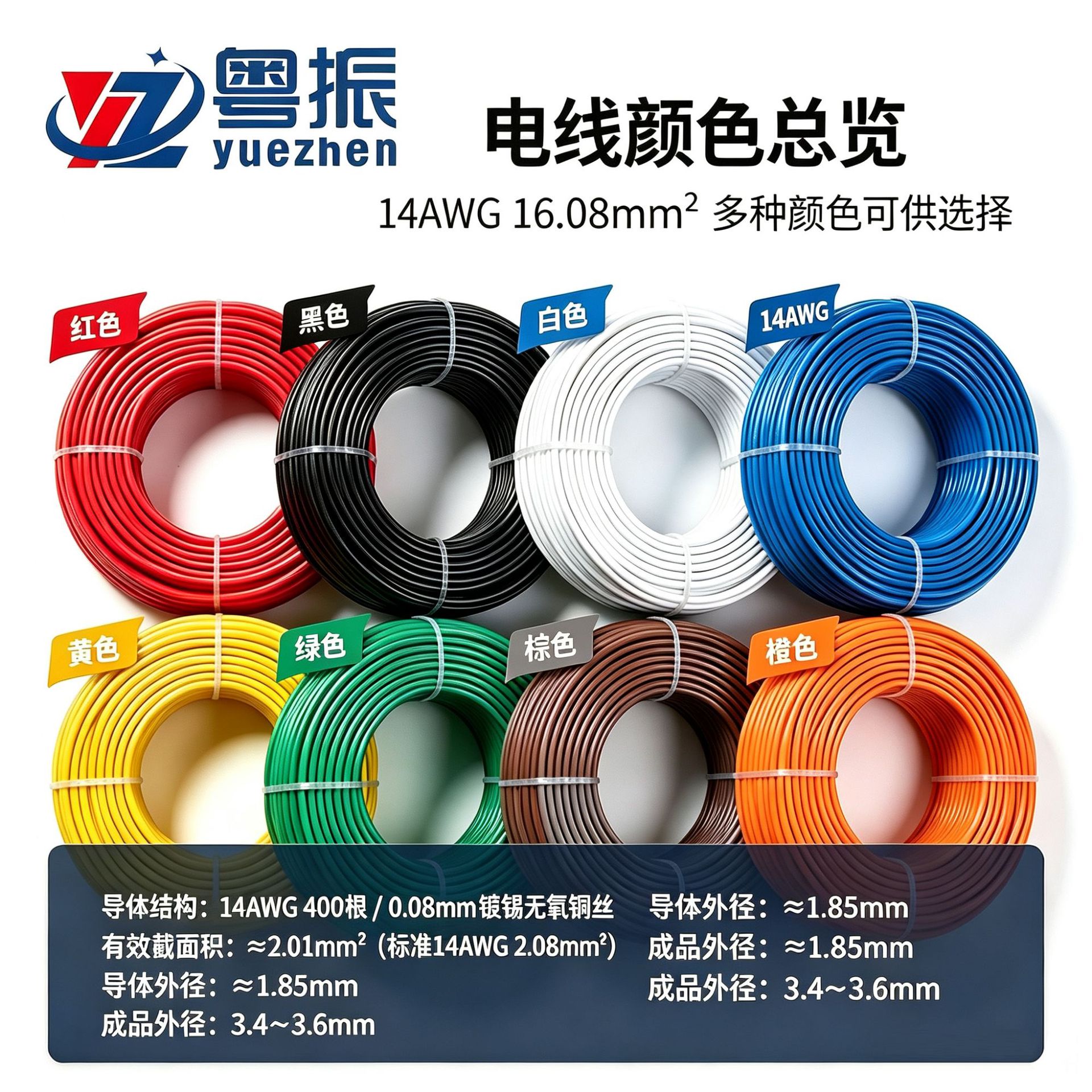 Провод силиконовый Yue Zhen 14AWG