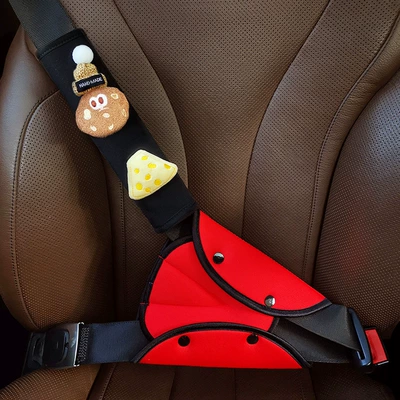 Shoulder Pad Accessories, Seat belt shoulder pad - hat-cookie-cheese-four-seasons-universal