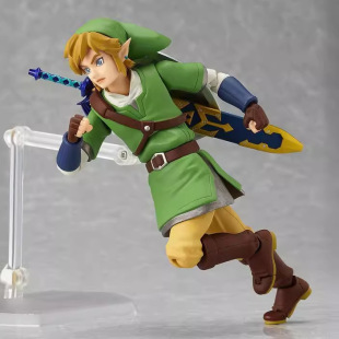 塞尔达传说 figma153#林克 天空之剑 林克 可动替换摆件手办模型-阿里巴巴