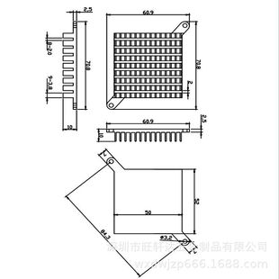 �S��ֱ�N61*10*61�ʲێ��p��CPU����Ͳ�ɢ����оƬɢ��Ƭ