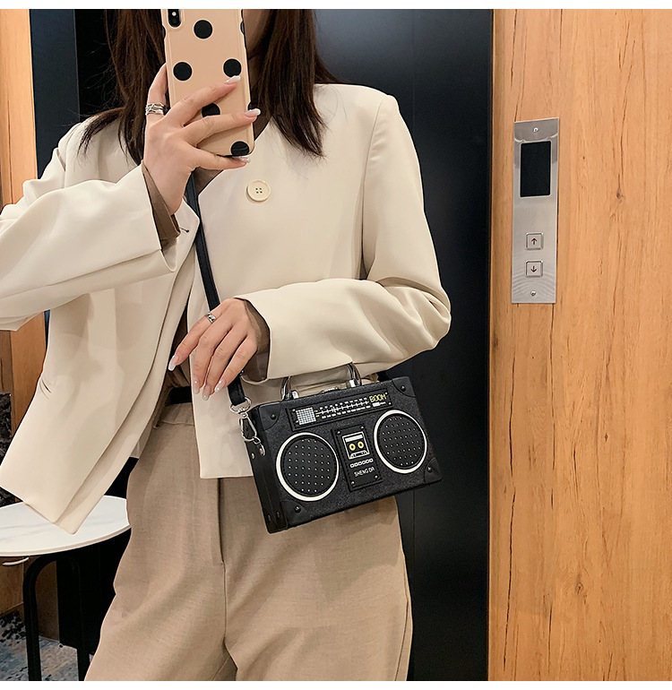 Square Shape Small Size Women's Small Summer Pu Leather Vintage Style Handbag