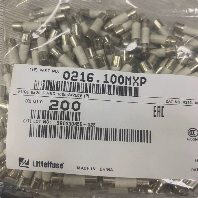 Оригинальный Ritte 0216.100MXP параметр 0.1A 250V 5*20MM Быстрый плавкий керамический предохранитель