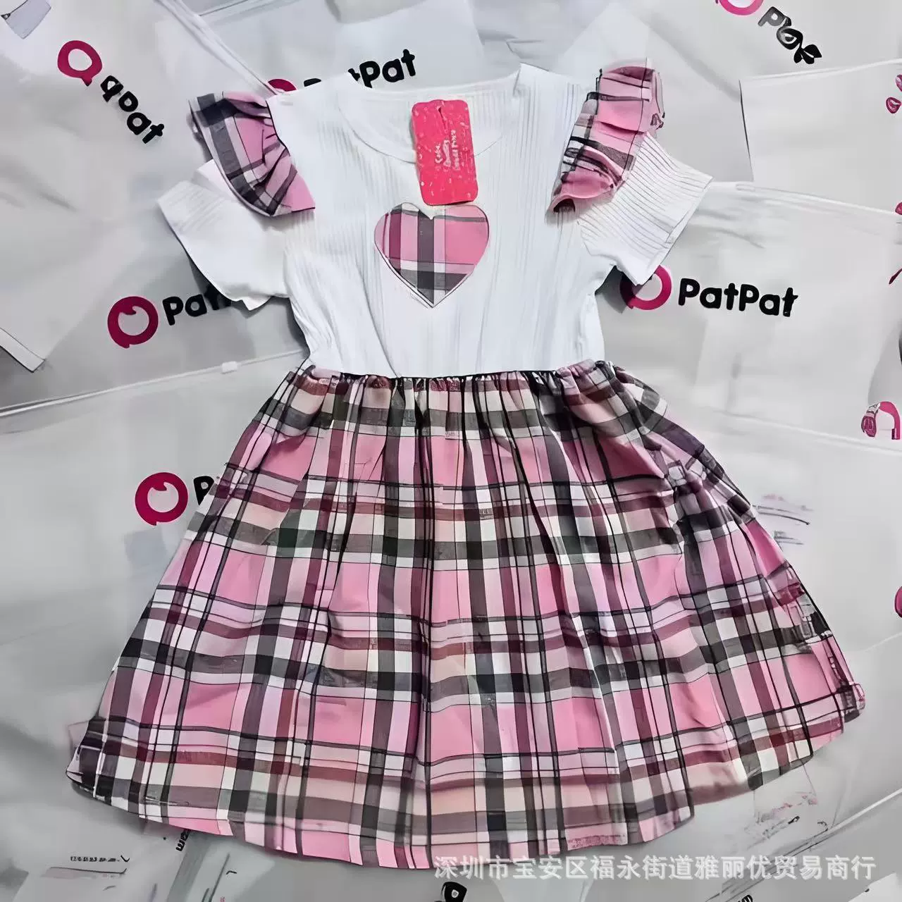 Милое детское платье с рисунком из мультфильма, детская одежда