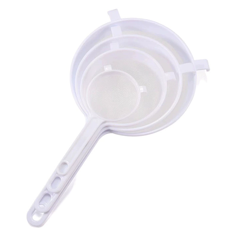 Пластиковый фильтр Ручной пластиковый сито для муки Дуршлаг для соевого молока Фильтр Воронка Сетчатый фильтр Сито Dregs Фильтр