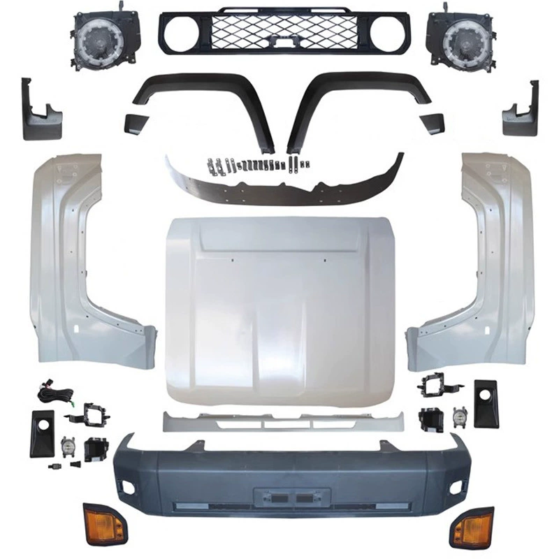 Подходит для 24 моделей фар Toyota LC76, модифицированная высококачественная решетка радиатора в стиле «сакура» для LC79 Cruiser 71.