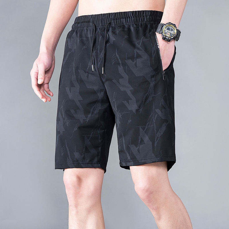 Ice Silk Quick-Drying Shorts for Men, Summer Thin Loose-Fitting Camouflage Knee-Length Shorts, Stretchy Sports Casual Pants Ice Silk Quick-Drying Shorts for Men, Summer Thin Loose-Fitting Camouflage Knee-Length Shorts, Stretchy Sports Casual Pants