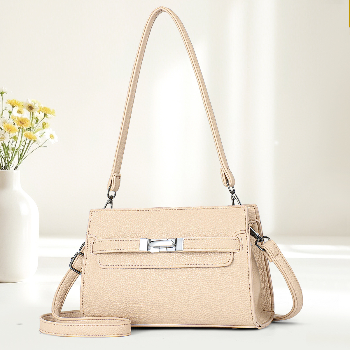 Bolso de moda, damas simples, atmósfera de moda, comercio exterior, mensajero de gran capacidad, estilo de verano, un solo hombro nuevo