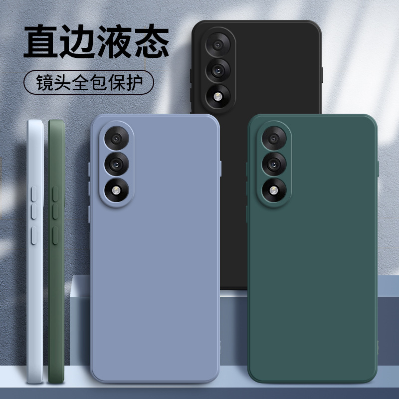 Suitable for Oneplus Ace5 Extreme Edition Mobile Phone Case Nord 5 New Liquid Silicone Straight Edge All-Inclusive Anti-Fall Protective Cover Suitable for Oneplus Ace5 Extreme Edition Mobile Phone Case Nord 5 New Liquid Silicone Straight Edge All-Inclusive Anti-Fall Protective Cover