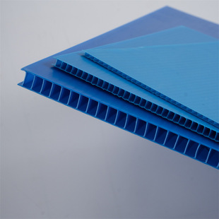 Tianjin Manufacturer 5mm Blue Pp Board Plastic Board Hollow Board Waterproof Logistics Packaging Board Backing Board Partition Hard Board