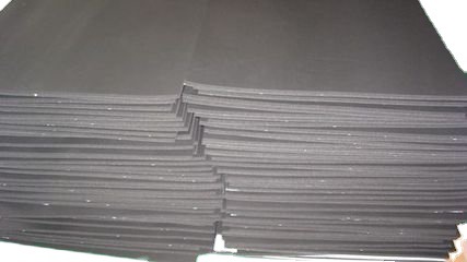 厂家专业供应高密度高回弹黑色EPDM橡胶泡棉 1M*2M 1-30MM可开片