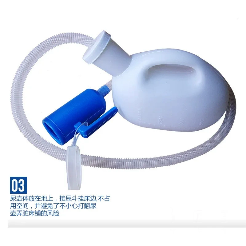 Ribbed pipe Urinal, 2000 ml