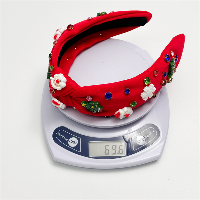 170g Weight Hair Band Hair Accessories Type 1 Piece Quantity Holiday, Festival Occasion Christmas Festival Christmas Tree, Santa Claus Pattern Women's Gender Cute Style Christmas Cute Women's Christmas Tree Santa Claus Hair Band 6