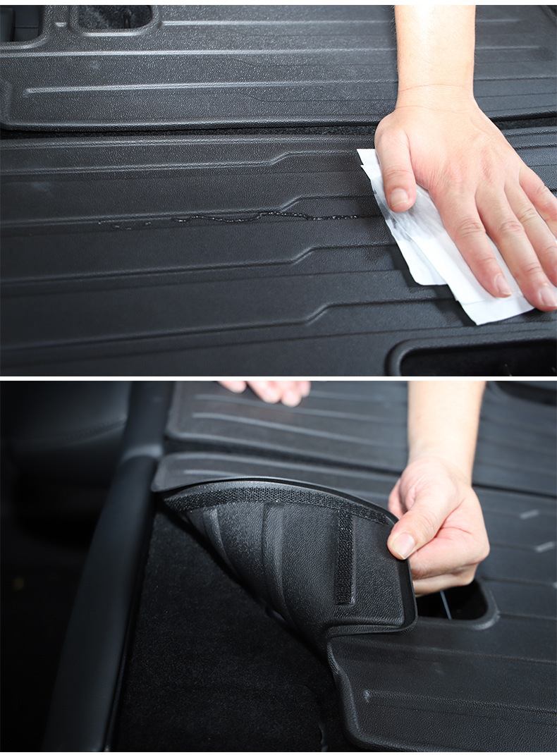 Suitable for 6-Seater Model Yl Tesla New 3/Y Floor Mats, Trunk Mat, Integrated Trunk Mat, Front and Rear Trunk Mats
