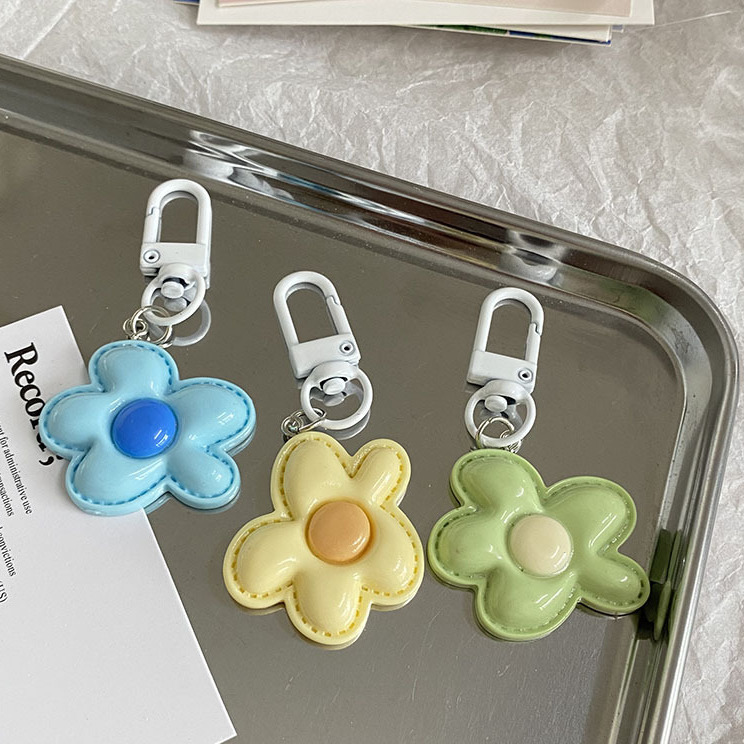 Colorful Floral Keychain 4