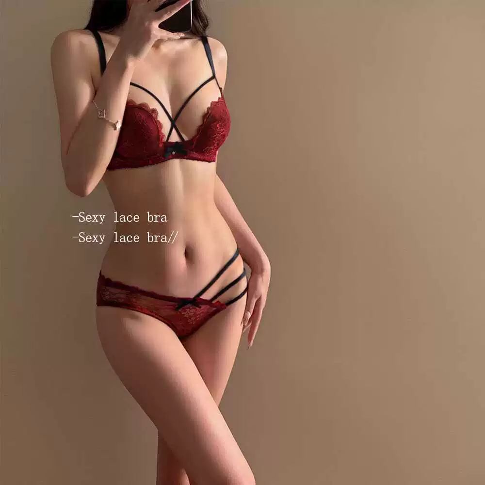 Sexy thin wireless bra, red push up bra, bra top, beautiful back