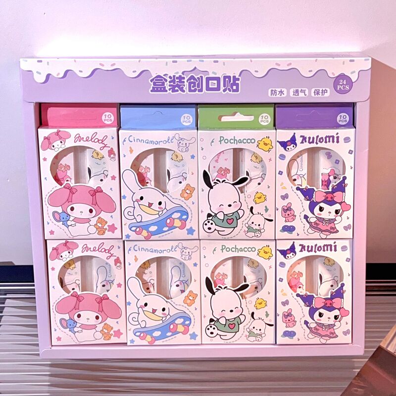 バンドエイド防水通気性子供用バンドエイド漫画クロミメロディーガール止血高価値OK包帯|undefined