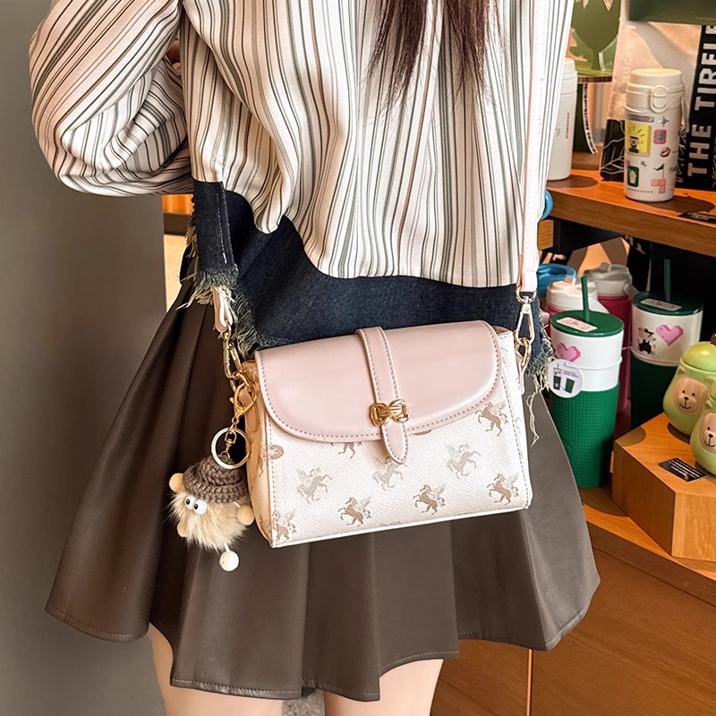Gu Shu Bag 2025 nuevo bolso de mensajero para mujer bolso pequeño otoño e invierno regalo de cumpleaños de alta gama bolso de hombro y axila