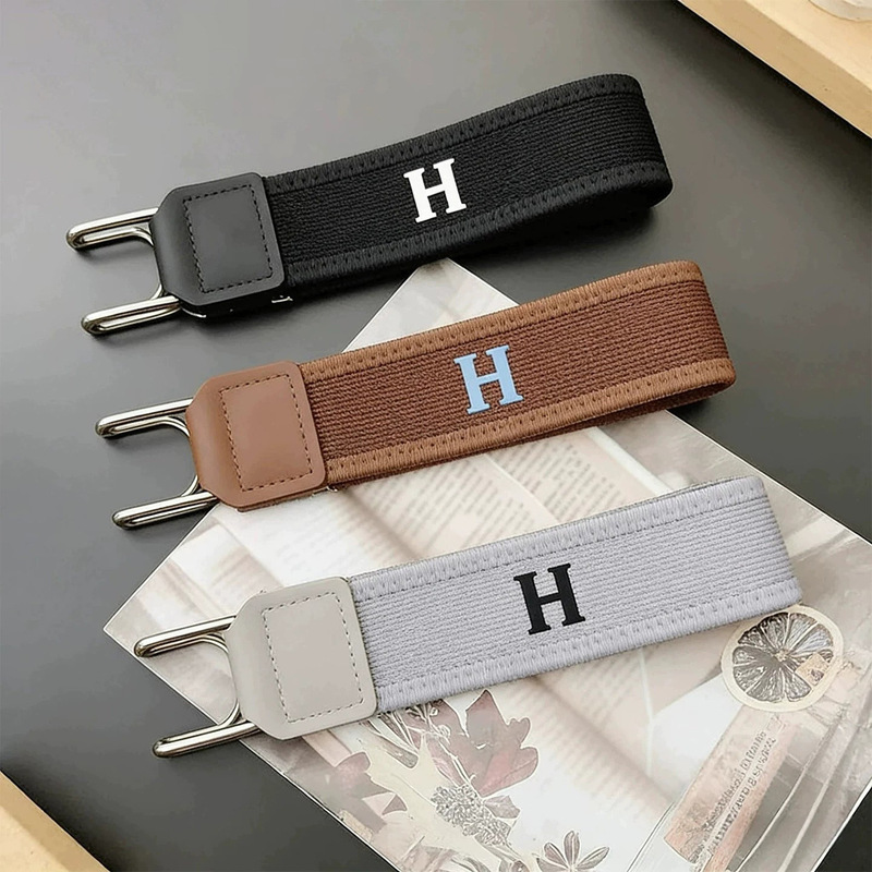 New adjustable iron hook style Velcro belt, unisex, buckle-free, fashionable invisible belt New adjustable iron hook style Velcro belt, unisex, buckle-free, fashionable invisible belt