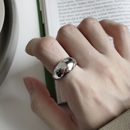 High-end cold wind heavy industry ins niche ring non-fading open retro jewelry ring set for women wholesale
