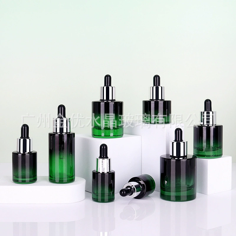 5ml-50ml цилиндрический плоский плечевой клей капельница экстракт оригинального жидкого чистого лосьона для ухода за кожей Косметика Образец Стеклянная бутылка
