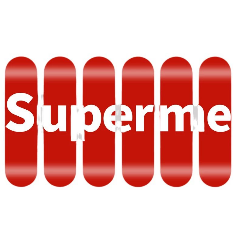 Декор для скейтборда Supreme комбинация настенная панель для производства модного магазина украшение дисплей стена двойной обмотки скейтборд