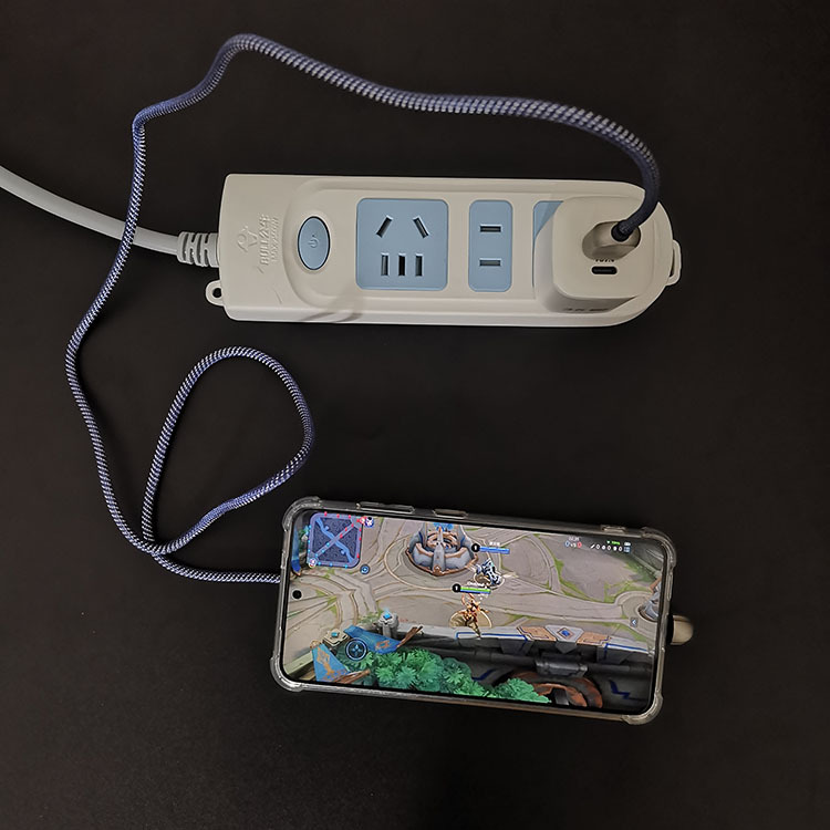 U型3A电竞吃鸡手游戏机配线90°度单弯头编织USB-A转Type-C数据线