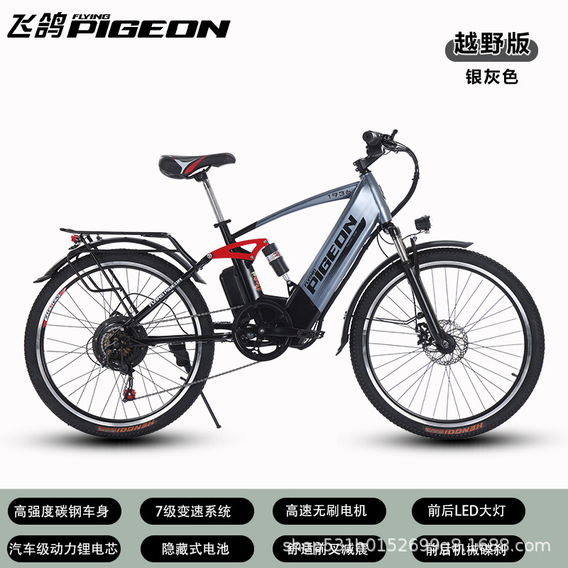 bicicletas eléctricas asistidas por paloma de litio bicicletas de montaña de alta duración para hombres y mujeres bicicletas de batería para adultos motocicletas de batería image 11