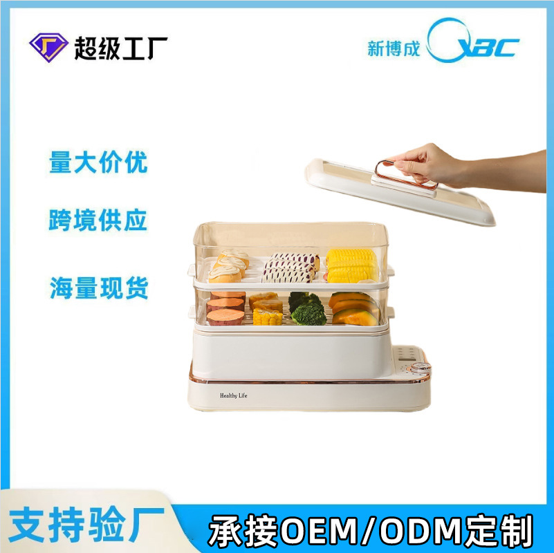 长方形蒸鱼专用电火锅大瓦数大容量速热炒菜家用宿舍多功能电蒸锅