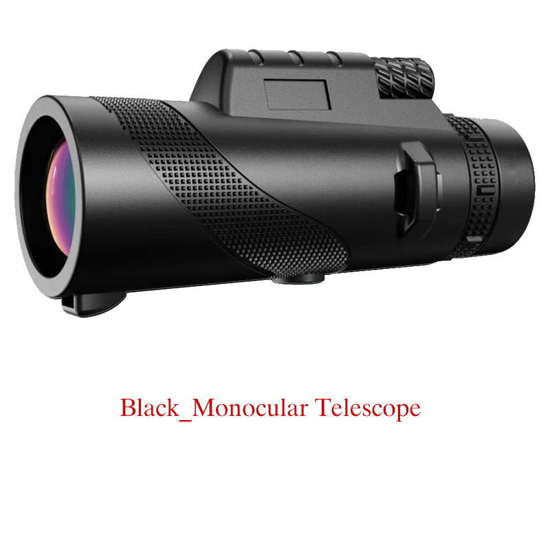 Telescopio monocular de gran diámetro 10x42 de la fábrica Source, telescopio de alta magnificación HD 80x100 para exteriores y para teléfono móvil.
