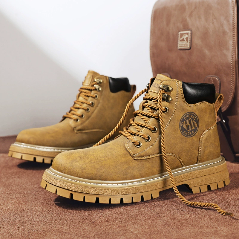 Martens, теплые высокие ботинки для отдыха в английском стиле