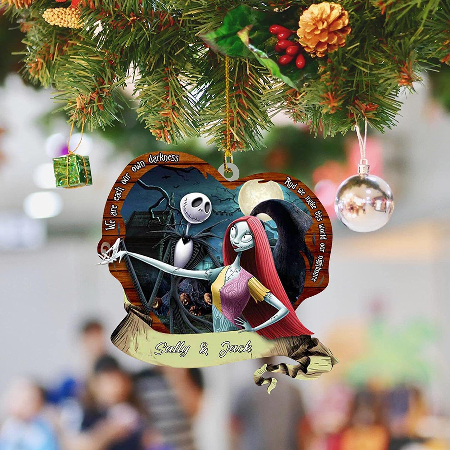 15g Weight Three-dimensional (3D) Pendant Shape Christmas Tree Decoration Pendant Christmas Hanging Decoration Gift