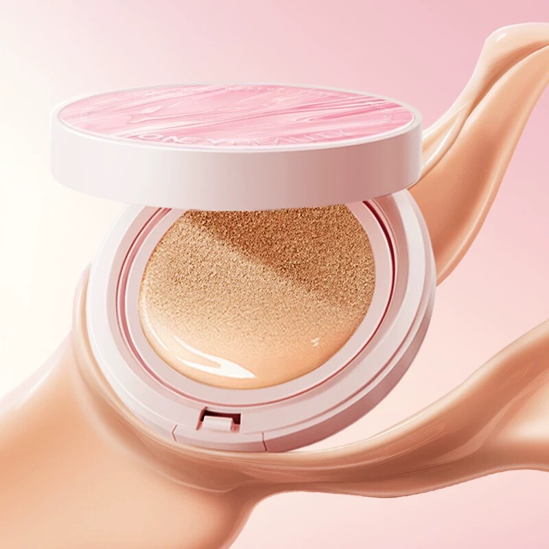 Official Authentic Honey Royal Beauty Soft Light Locking Makeup Air Cushion Cream Long-Lasting and Not Easy to Remove Makeup Foundation