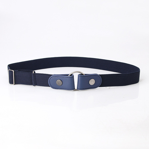 Ladies lazy belt elastic waist invisible belt jeans women ins style pants belt no punch belt